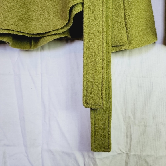 Elena Solano Wool Ruffle Blazer Jacket - Picture 4 of 7